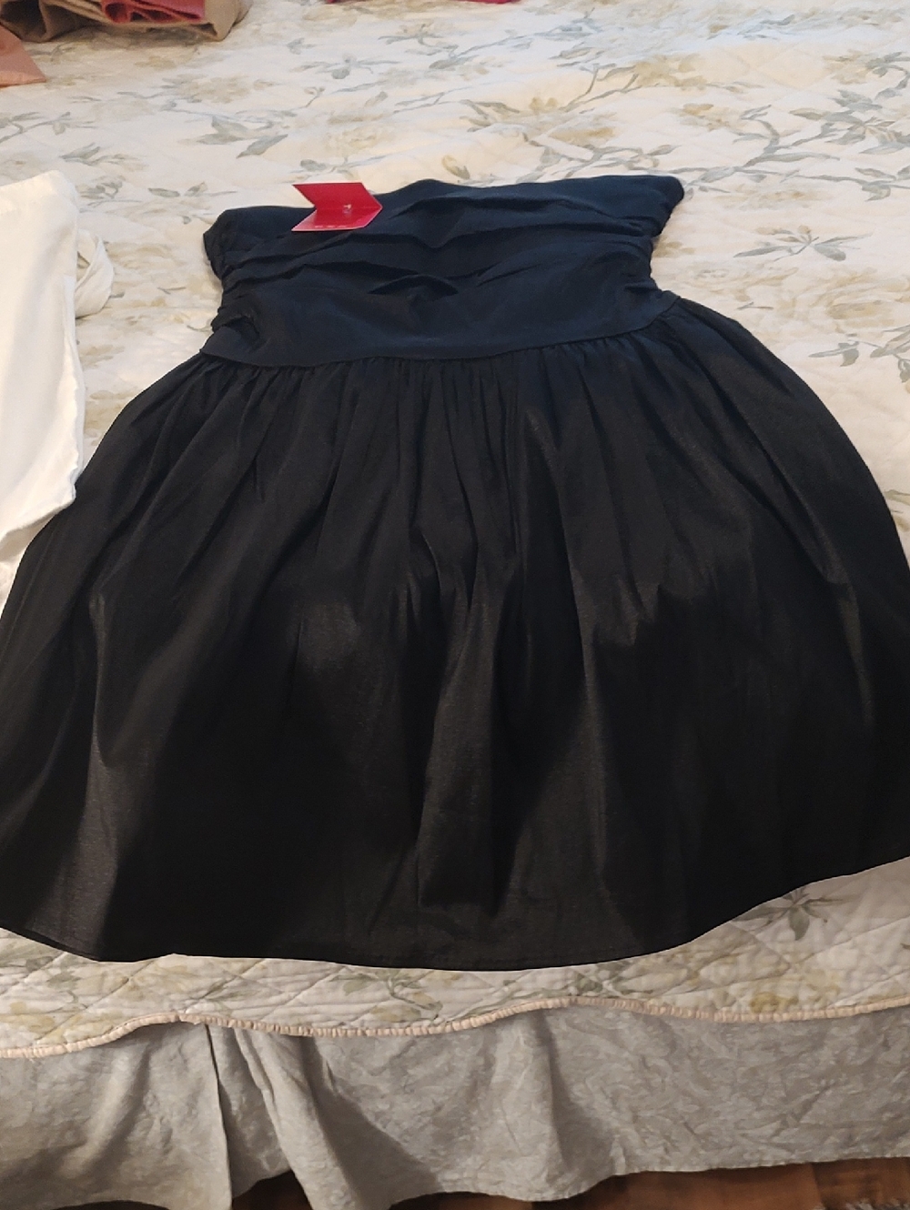 NWT Beginning Boutique Black Strapless Party Dress